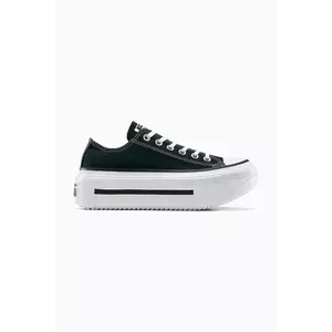 Converse teniși Chuck Taylor All Star Lift Double Stack culoarea negru, A15490C imagine