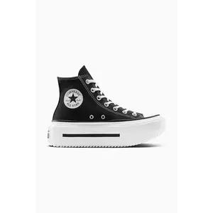 Converse teniși Chuck Taylor All Star Lift Double Stack culoarea negru, A12975C imagine