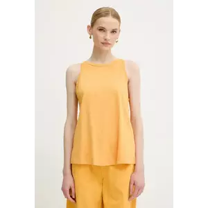 United Colors of Benetton top culoarea galben, 3KMTDH013 imagine