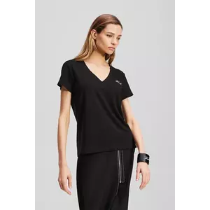 Karl Lagerfeld tricou de in culoarea negru, A3W17070 imagine