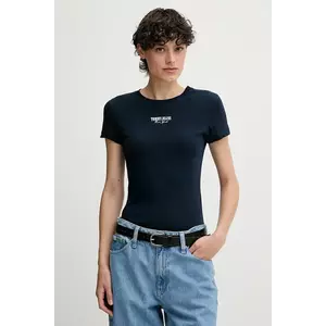 Tommy Jeans tricou culoarea bleumarin, DW0DW20913 imagine