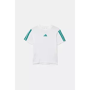 adidas tricou de bumbac pentru copii culoarea alb, cu imprimeu, JY4970 imagine