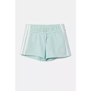 adidas pantaloni scurți copii culoarea turcoaz, cu imprimeu, talie reglabila, KB7301 imagine