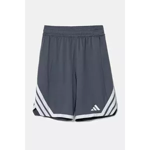 adidas Originals pantaloni scurți copii culoarea gri, cu imprimeu, talie reglabila, JM5128 imagine