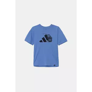 adidas tricou de bumbac pentru copii culoarea violet, cu imprimeu, JV5252 imagine