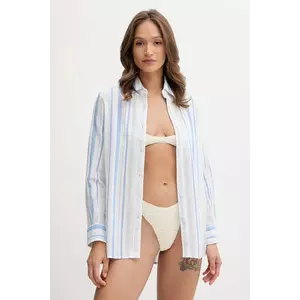 Melissa Odabash cămașă din bumbac femei, cu guler clasic, regular, Tina imagine