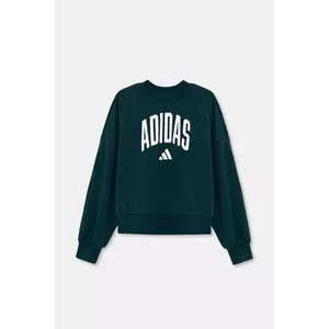 adidas bluză copii culoarea verde, cu imprimeu, JV7377 imagine