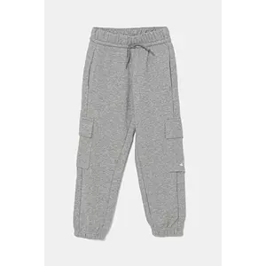 adidas pantaloni de trening pentru copii culoarea gri, melanj, JV9996 imagine