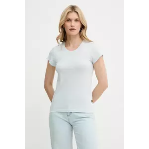 G-Star Raw tricou din bumbac culoarea violet imagine