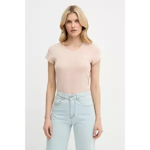 G-Star Raw tricou din bumbac culoarea violet imagine