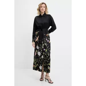 Answear Lab rochie culoarea bej, maxi, drept imagine