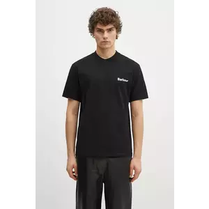 Barbour tricou din bumbac Bowery OS Graphic barbati, culoarea negru, cu imprimeu, MTS1338 imagine