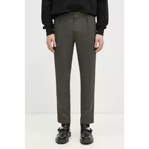 Paul Smith pantaloni de lână culoarea verde, cu fason chinos, M1R-056Z-P02569 imagine
