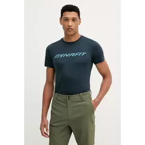 Dynafit tricou sport Traverse culoarea bleumarin, cu imprimeu, 08.0000070670 imagine