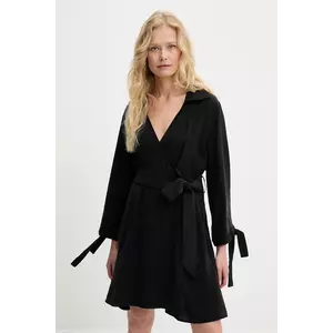 Answear Lab rochie culoarea negru, mini, evazată imagine
