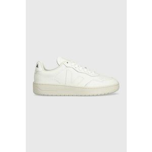 Veja sneakers din piele V-90 culoarea alb imagine