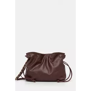 Answear Lab poseta de piele culoarea maro imagine