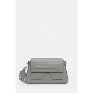 Karl Lagerfeld geantă de piele culoarea negru, A2W30198 imagine