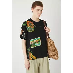 Medicine tricou din bumbac culoarea negru imagine
