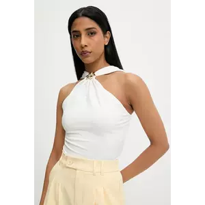 Answear Lab bluza culoarea alb, neted imagine