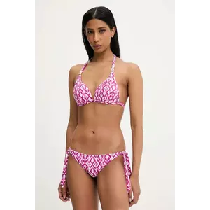 Answear Lab costum de baie din două piese culoarea roz, cupa rigidizata imagine