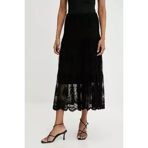 Answear Lab fustă culoarea negru, midi, evazati imagine