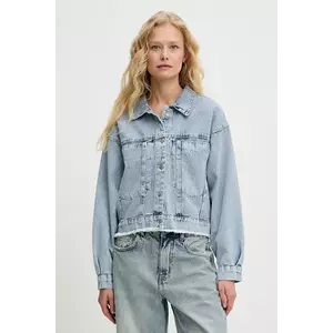 Answear Lab geaca jeans de tranzitie, oversize imagine