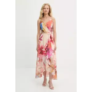 Answear Lab rochie culoarea portocaliu, maxi, evazati imagine