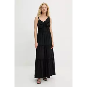 Answear Lab rochie culoarea negru, maxi, evazati imagine