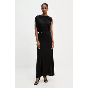 Answear Lab rochie culoarea negru, maxi, drept imagine