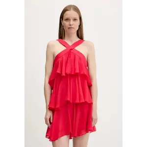 Answear Lab rochie culoarea rosu, mini, drept imagine