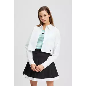 Karl Lagerfeld cămașă din bumbac culoarea alb, cu guler clasic, regular, A3W11030 imagine