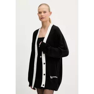 Karl Lagerfeld Jeans cardigan culoarea negru, light, A3W18008 imagine