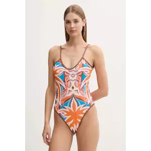 Silvian Heach costum de baie dintr-o bucată SINEM culoarea portocaliu, cupa usor rigidizata, CVP25103CO imagine