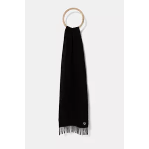 Paul Smith eșarfă de lână culoarea negru, uni, M1A-150K-PZEBRA imagine