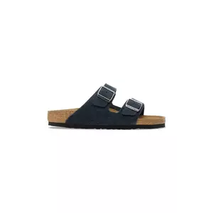 Birkenstock papuci din piele Arizona culoarea bleumarin, 1030895 imagine