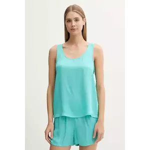 United Colors of Benetton pijama culoarea turcoaz, 41HY3P00S imagine