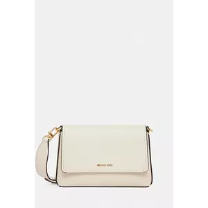 MICHAEL Michael Kors geantă de piele NESSA culoarea bej, 30T5G8ZM1L imagine