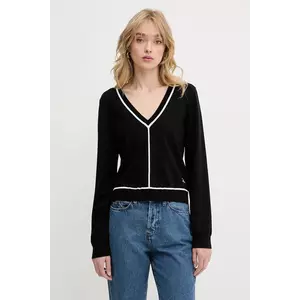 Karl Lagerfeld pulover culoarea negru, light, A3W18023 imagine