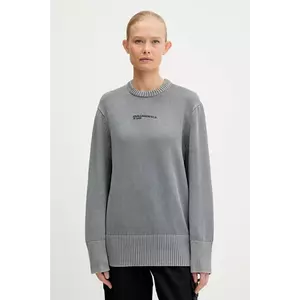 Karl Lagerfeld Jeans pulover de bumbac culoarea gri, A3W18037 imagine