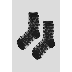 Karl Lagerfeld șosete 2-pack culoarea negru, A3W47032 imagine