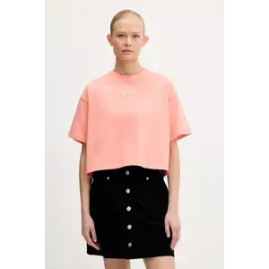 Karl Kani tricou din bumbac culoarea portocaliu, PD00005468 imagine