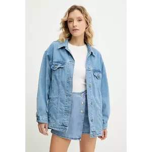 Answear Lab geaca de blugi din bumbac de tranzitie, oversize imagine