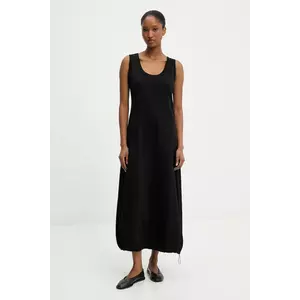 Answear Lab rochie culoarea negru, midi, drept imagine
