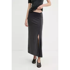 Samsoe Samsoe fustă SASUS culoarea gri, maxi, drept, F25200041 imagine