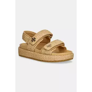 Tory Burch sandale Kira Sport Sandal culoarea bej, 159919-250 imagine