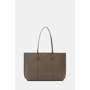 Tory Burch poșetă de piele Perry culoarea bej, 169476-250 imagine