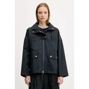 Barbour geacă CECILE culoarea bleumarin, de tranziție, oversize, LSP0240 imagine
