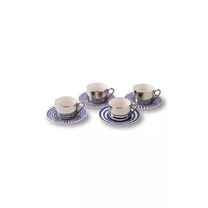 Pols Potten set de cești cu farfurioare pentru 4 persoane Aunty 200 ml imagine