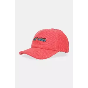 Rip Curl șapcă de baseball din catifea culoarea roz, cu imprimeu, 04WWHE imagine
